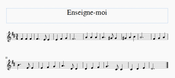 Enseigne-moi