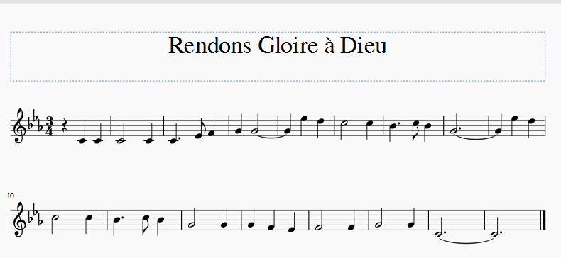 Nous Te Rendons Gloire Et Honneur Accords